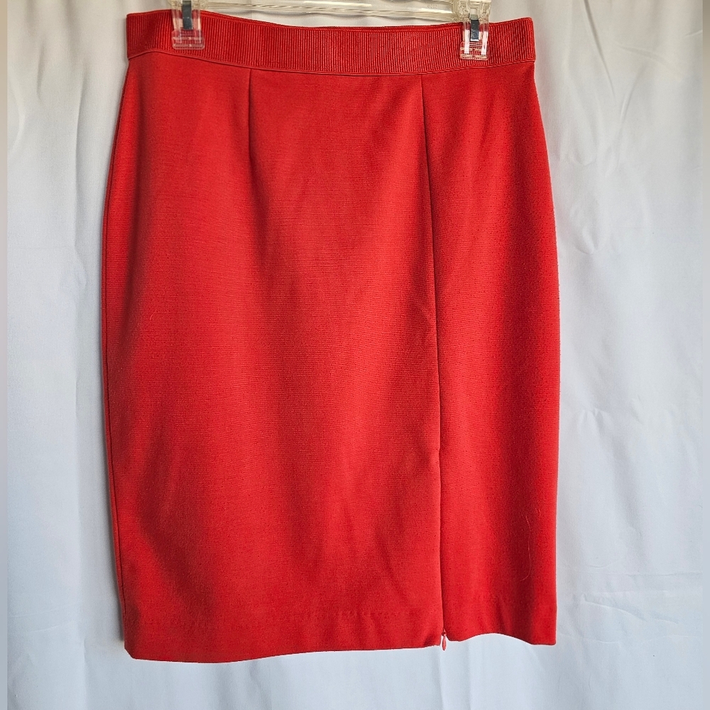 Rafaella Vibrant Red Pencil Skirt